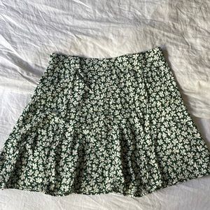 Reformation flounce skirt